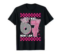 I Was 6 Now I'm 7 Seven Years Old Birthday Boys Girls Kids Camiseta