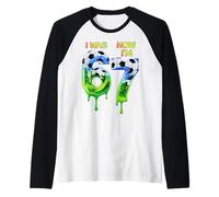 i Was 6 Now im 7 Shirt Shirt for Boys Birthday 67 fútbol Camiseta Manga Raglan
