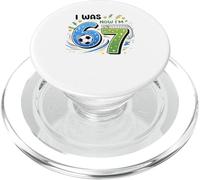I Was 6 Now I'm 7 Soccer Birthday Shirt Boys 7th Birthday PopSockets PopGrip para MagSafe