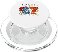 I Was 6 Now I'm 7 Superhero Birthday Shirt Kids 7th Birthday PopSockets PopGrip para MagSafe