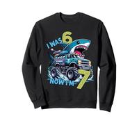 I Was 6 Now Im 7 Years Birthday Kids Boys Girls Sudadera
