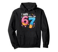I Was 6 Now I'm 7 Years Old Cool 7th Birthday Girls Party Sudadera con Capucha