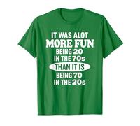 I was a lot more fun being 20 in the 70s than it is being Camiseta