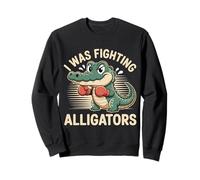 I Was Fighting Alligators Disculpe la Historia Torpe |- Sudadera