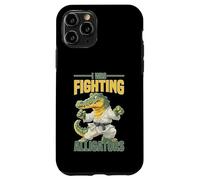 I Was Fighting Alligators Excusa Historia Torpe Carcasa para iPhone 11 Pro