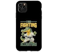 I Was Fighting Alligators Excusa Historia Torpe Carcasa para iPhone 11 Pro MAX