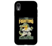 I Was Fighting Alligators Excusa Historia Torpe Carcasa para iPhone XR