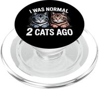 I Was Normal 2 Cats Ago PopSockets PopGrip para MagSafe