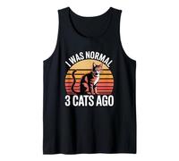 I Was Normal 3 Cats Ago Camiseta sin Mangas