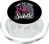 I Was Not Made To Be Subtle Extrovertida Mujer PopSockets PopGrip para MagSafe