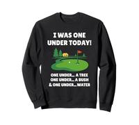 I Was One Under Today Funny Golf Lover Golfer Golfing Sudadera
