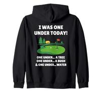 I Was One Under Today Funny Golf Lover Golfer Golfing Sudadera con Capucha