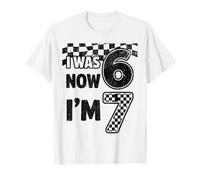 I Was Six Now I'm Seven Years Old Birthday 7th Kids Funny 67 Camiseta