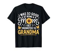 I Was So Good At Being A Mom I Got Promoted To Grandma Camiseta