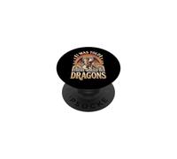 I Was Told There Would Be Dragons PopSockets PopGrip Adhesivo