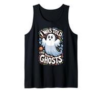 I Was Told There Would Be Ghosts Funny Halloween Kids Boys Camiseta sin Mangas
