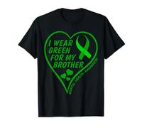 I Wear Green For My Brother - Mental Health Awareness 2026 Camiseta