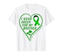 I Wear Green For My Brother - Mental Health Awareness 2026 Camiseta