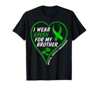 I Wear Green For My Brother - Mental Health Awareness 2026 Camiseta