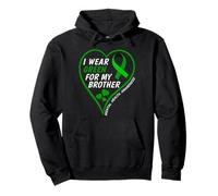 I Wear Green For My Brother - Mental Health Awareness 2026 Sudadera con Capucha