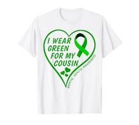 I Wear Green For My Cousin - Mental Health Awareness 2026 Camiseta