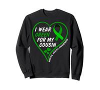 I Wear Green For My Cousin - Mental Health Awareness 2026 Sudadera