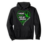 I Wear Green For My Cousin - Mental Health Awareness 2026 Sudadera con Capucha