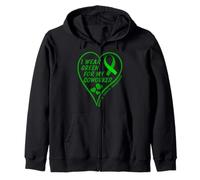 I Wear Green For My Coworker - Mental Health Awareness 2026 Sudadera con Capucha