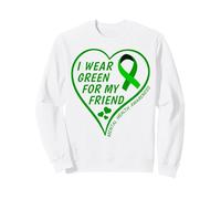 I Wear Green For My Friend - Mental Health Awareness 2026 Sudadera