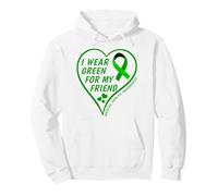 I Wear Green For My Friend - Mental Health Awareness 2026 Sudadera con Capucha