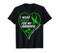 I Wear Green For My Granddaughter - Mental Health Awareness Camiseta