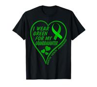 I Wear Green For My Granddaughter - Mental Health Awareness Camiseta