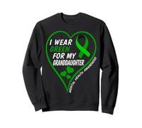 I Wear Green For My Granddaughter - Mental Health Awareness Sudadera