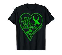 I Wear Green For My Grandson - Mental Health Awareness 2026 Camiseta