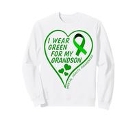 I Wear Green For My Grandson - Mental Health Awareness 2026 Sudadera