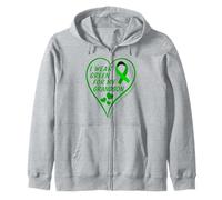 I Wear Green For My Grandson - Mental Health Awareness 2026 Sudadera con Capucha