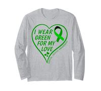 I Wear Green For My Love - Mental Health Awareness Day 2026 Manga Larga