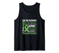 I Wear Green For The Survivors Uplifting Positive Vibes Camiseta sin Mangas