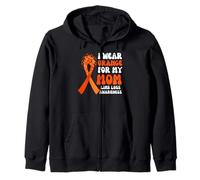 I Wear Orange For My Mom - Cinta de concienciación sobre la pérdida de extremidades Sudadera con Capucha
