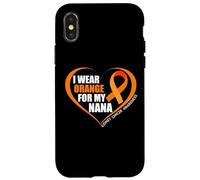 I Wear Orange For My Nana Kidney Cancer Awareness Month 2026 Carcasa para iPhone X/XS