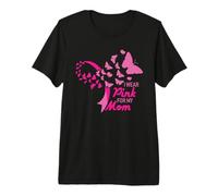I Wear Pink for My Mom Breast Cancer Awareness Supporter Camiseta Premium