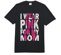 I Wear Pink for My Mom Breast Cancer Awareness Supporter Comfort Colors Adult Heavyweight T-Shirt