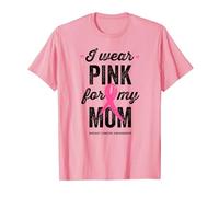 I Wear Pink for My Mom, Cinta Rosa Concientización sobre el cáncer de mama Camiseta