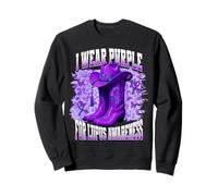 I Wear Purple For Lupus Awareness Sudadera