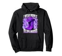 I Wear Purple For Lupus Awareness Sudadera con Capucha
