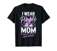 I Wear Purple For My Mom Domestic Violence Awareness Camiseta