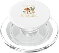 I Went Foraging Retro Hippie Mushroom Nature Design PopSockets PopGrip para MagSafe