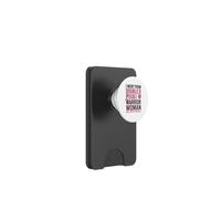 I Went from Double D to Double W Warrior Woman Breast Cancer PopSockets PopWallet para MagSafe