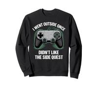 I Went Outside Once Gaming Apparel Video Game Gamer Boys Sudadera