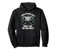I Went Outside Once Gaming Apparel Video Game Gamer Boys Sudadera con Capucha